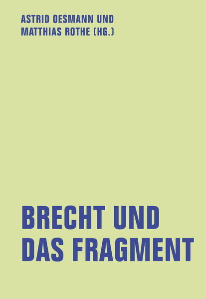 Brecht und das Fragment