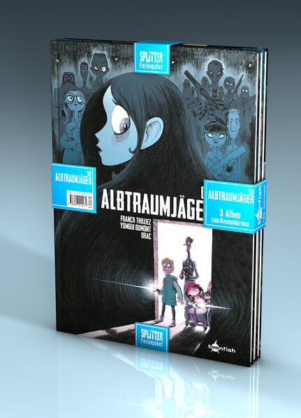 Die Albtraumjäger Ferienpaket: Band 1 – 3 / Die ersten 3 Bände der düsteren Krimi-Comicserie für junge Leserinnen und Leser