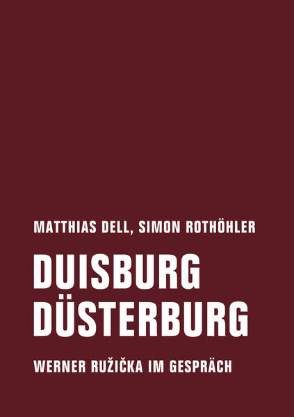 Duisburg Düsterburg / Werner Ružička im Gespräch