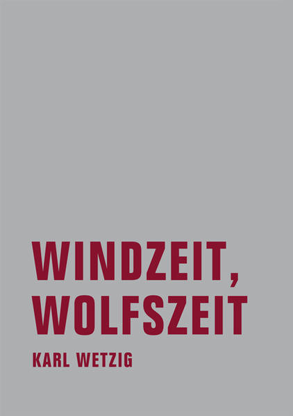 Windzeit, Wolfszeit / Roman
